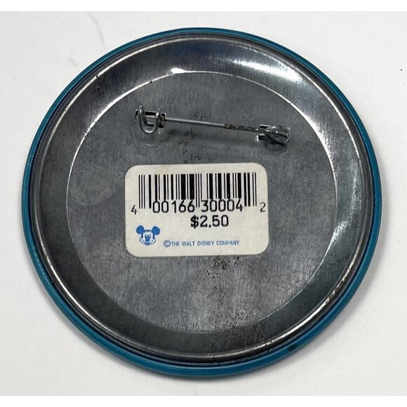 VTG 1996 Walt Disney World 25 Years of Magic Lenticular BUTTON Pin Mickey Mouse - Picture 3 of 3